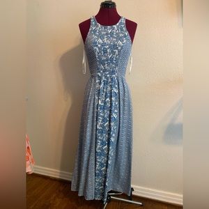 Japna dress XS Provençal maxi dress blue